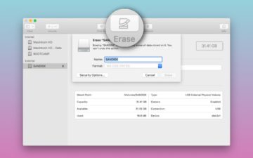 eraser tool on mac for photos